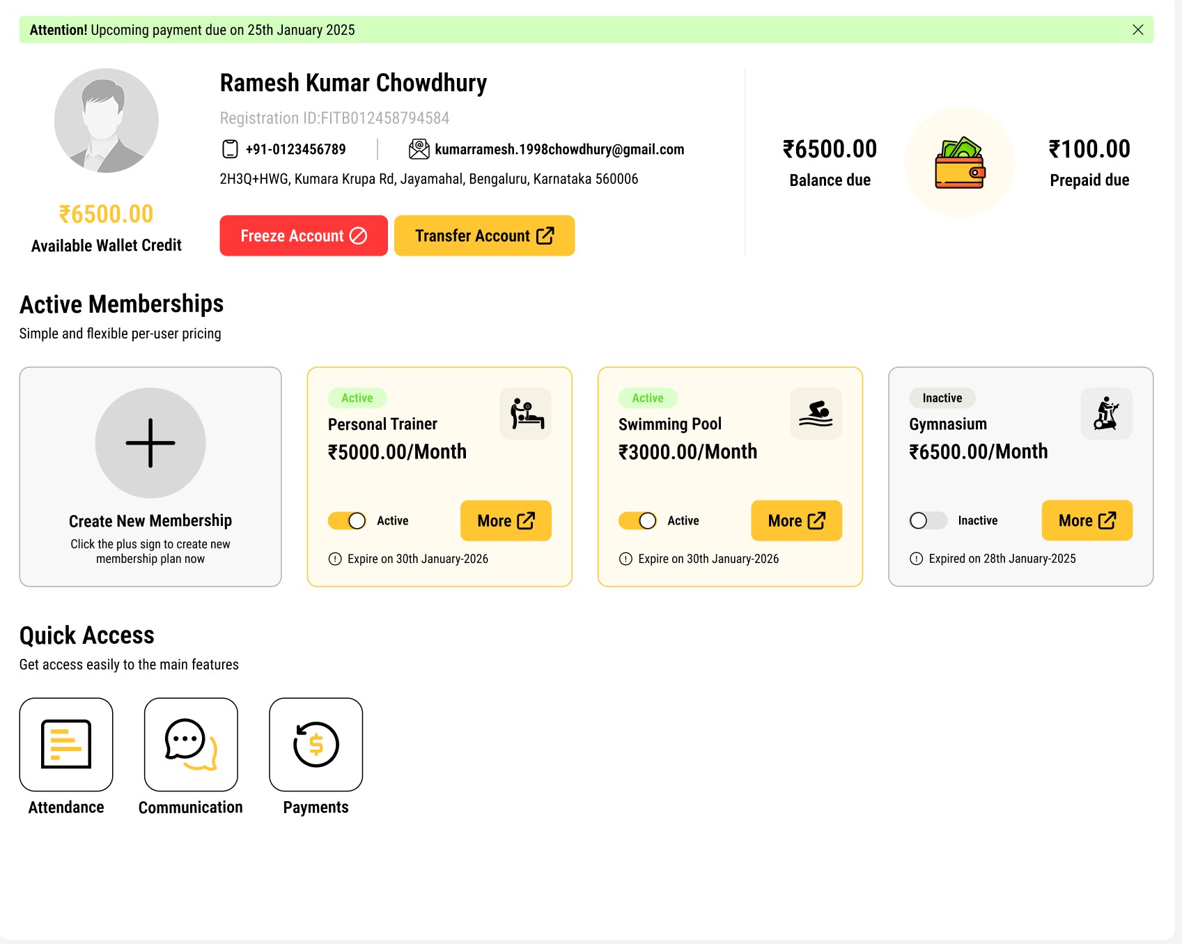 MEMBERSHIP MANAGEMENT